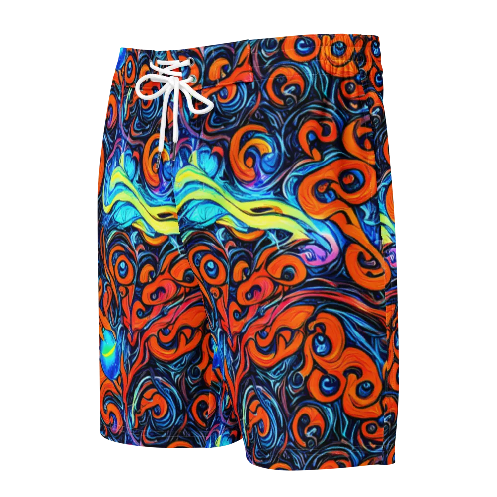 Inferno Current on Men's Board Shorts — Front