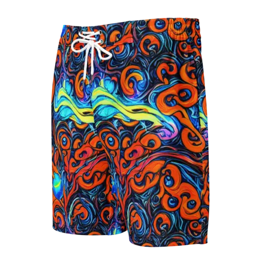 Inferno Current on a Men's Board Shorts