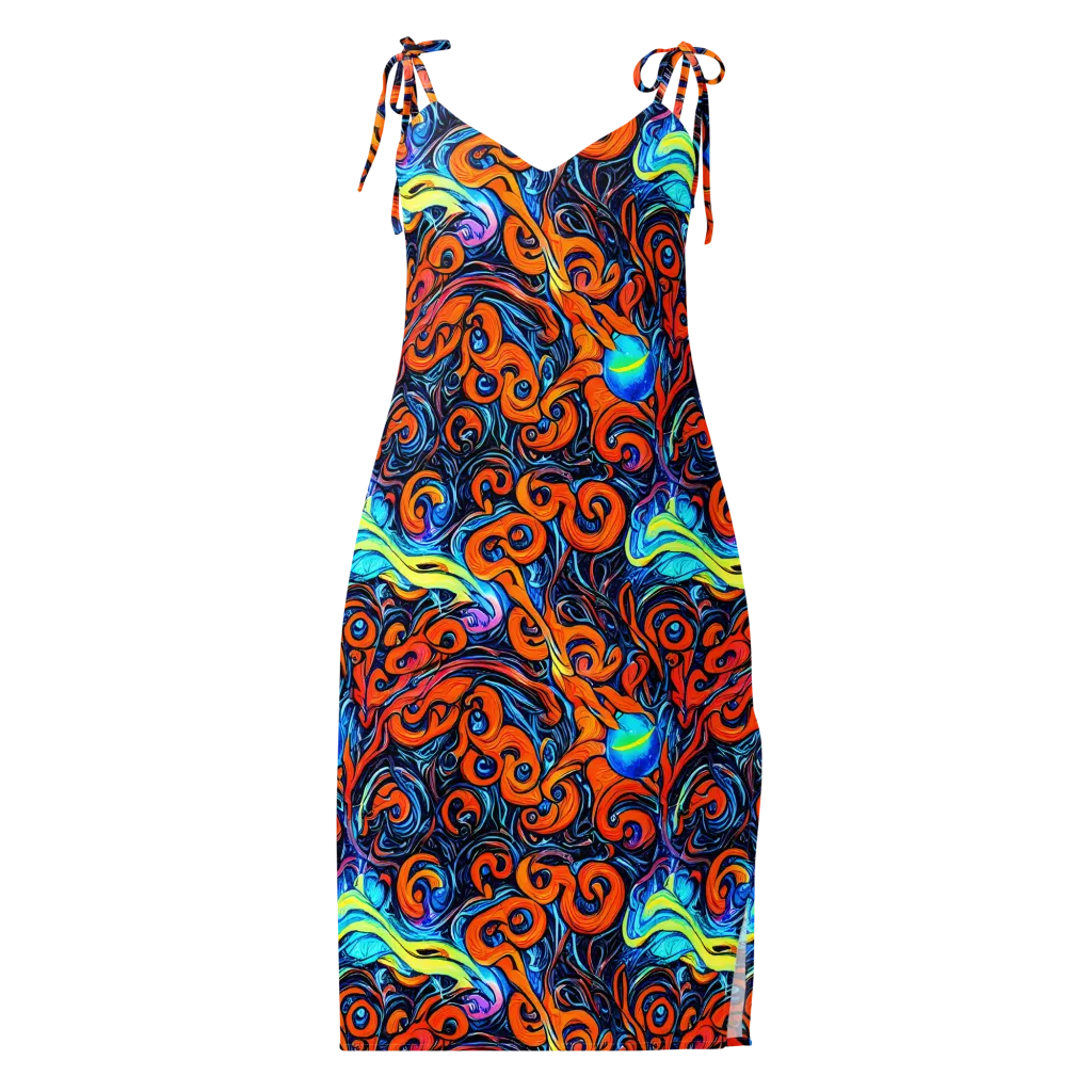 Inferno Current on Slip Dress — Front