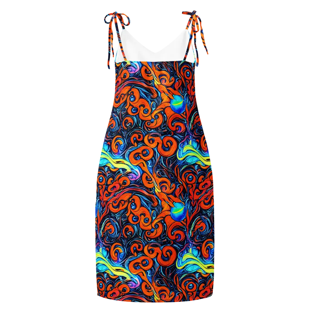 Inferno Current on Slip Dress — Back