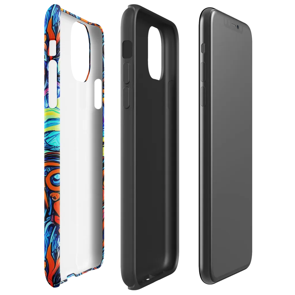 Inferno Current on Tough Case for iPhone® — Right