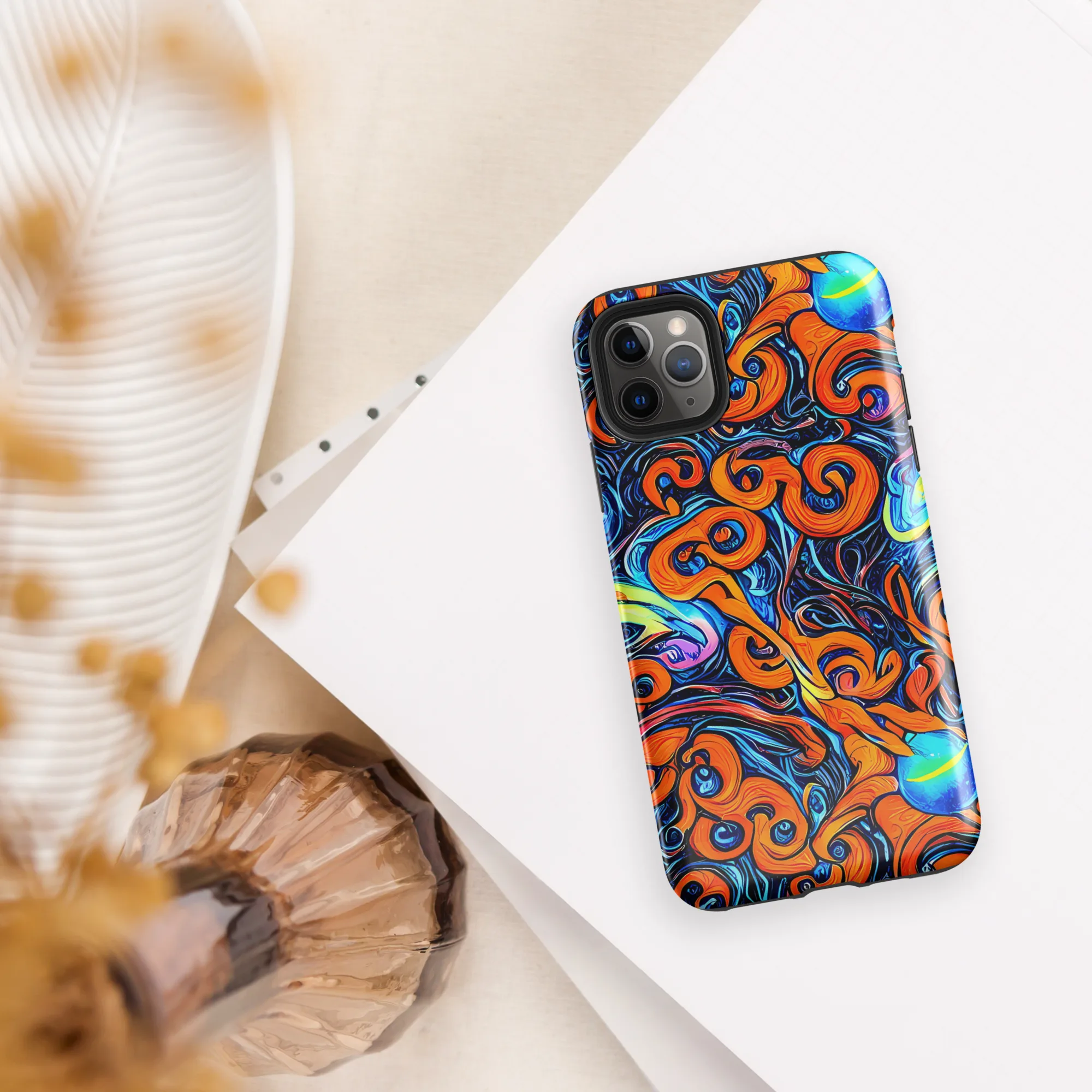 Inferno Current on Tough Case for iPhone® — Front