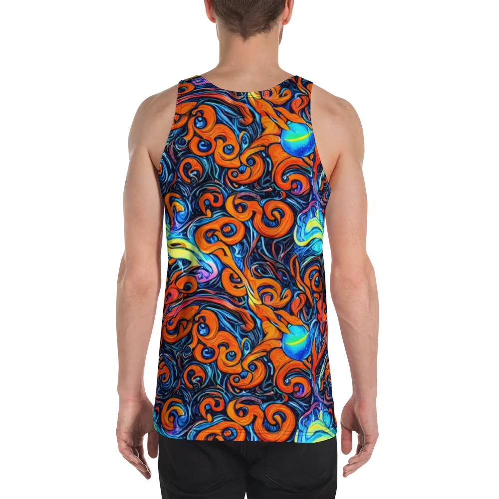 Inferno Current on Men's Tank Top — Back
