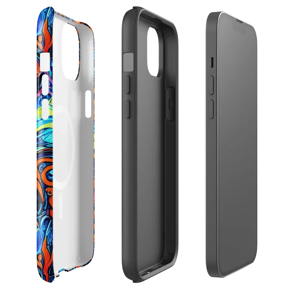 Inferno Current on MagSafe Tough Case for iPhone® — Front