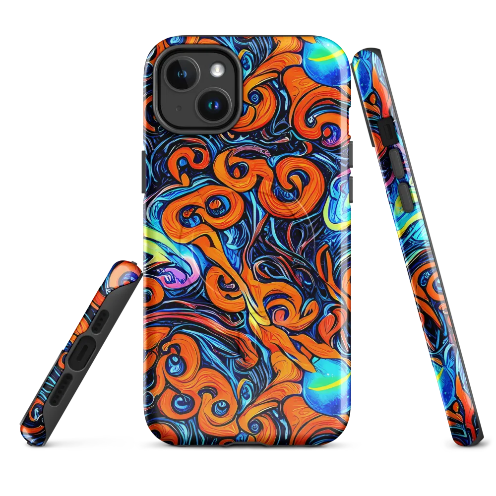 Inferno Current on MagSafe Tough Case for iPhone® — Front