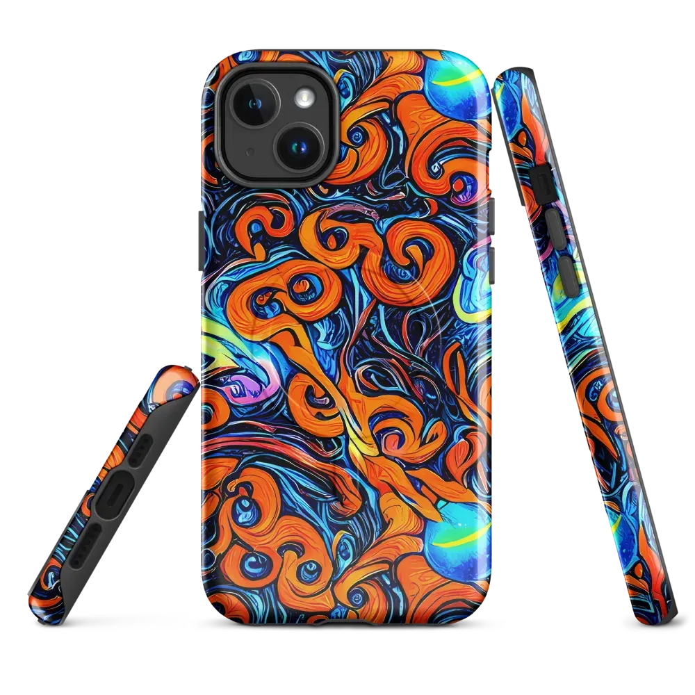 Inferno Current on MagSafe Tough Case for iPhone® — Front