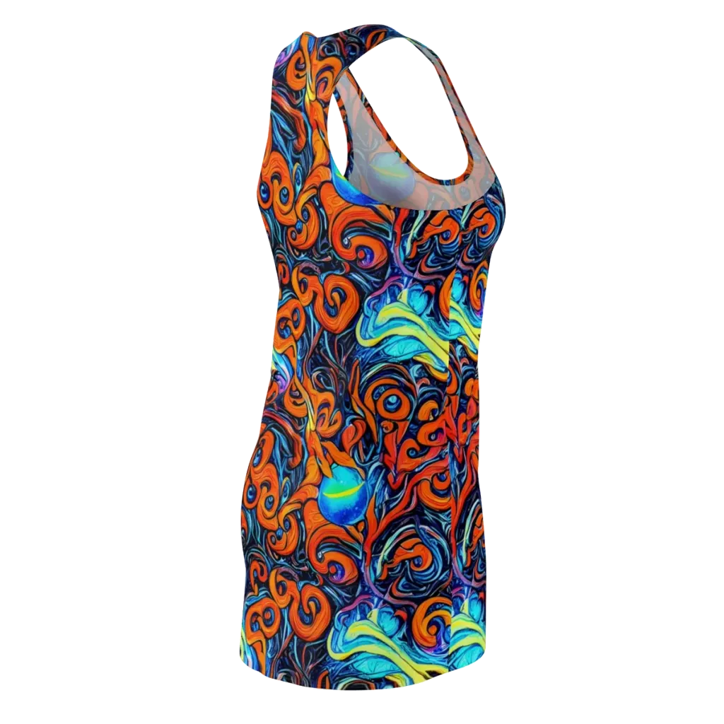 Inferno Current on Racerback Dress — Back Side