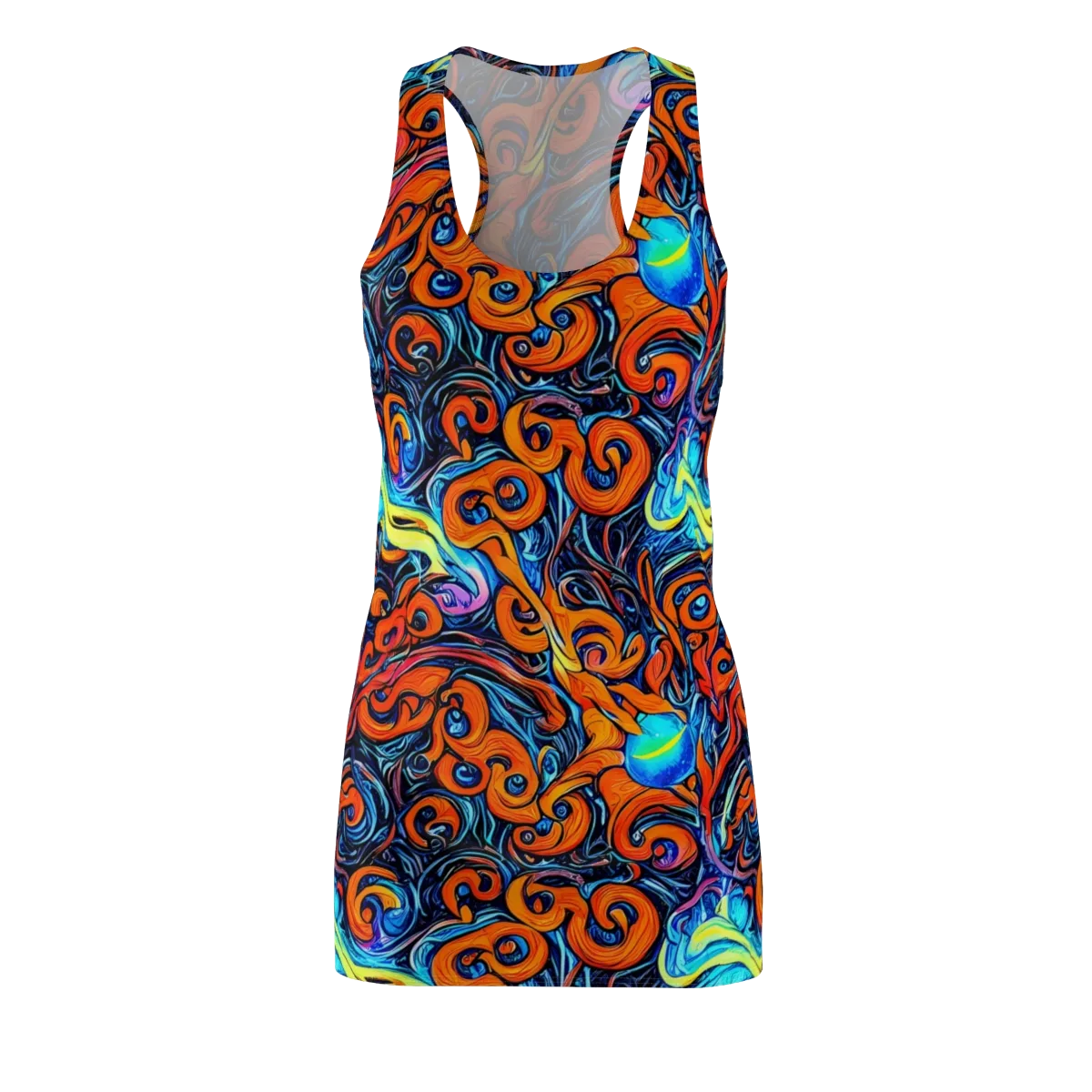 Inferno Current on Racerback Dress — Front