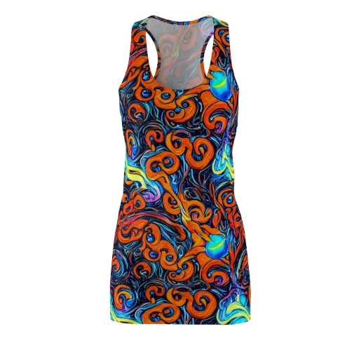 Inferno Current on a Racerback Dress
