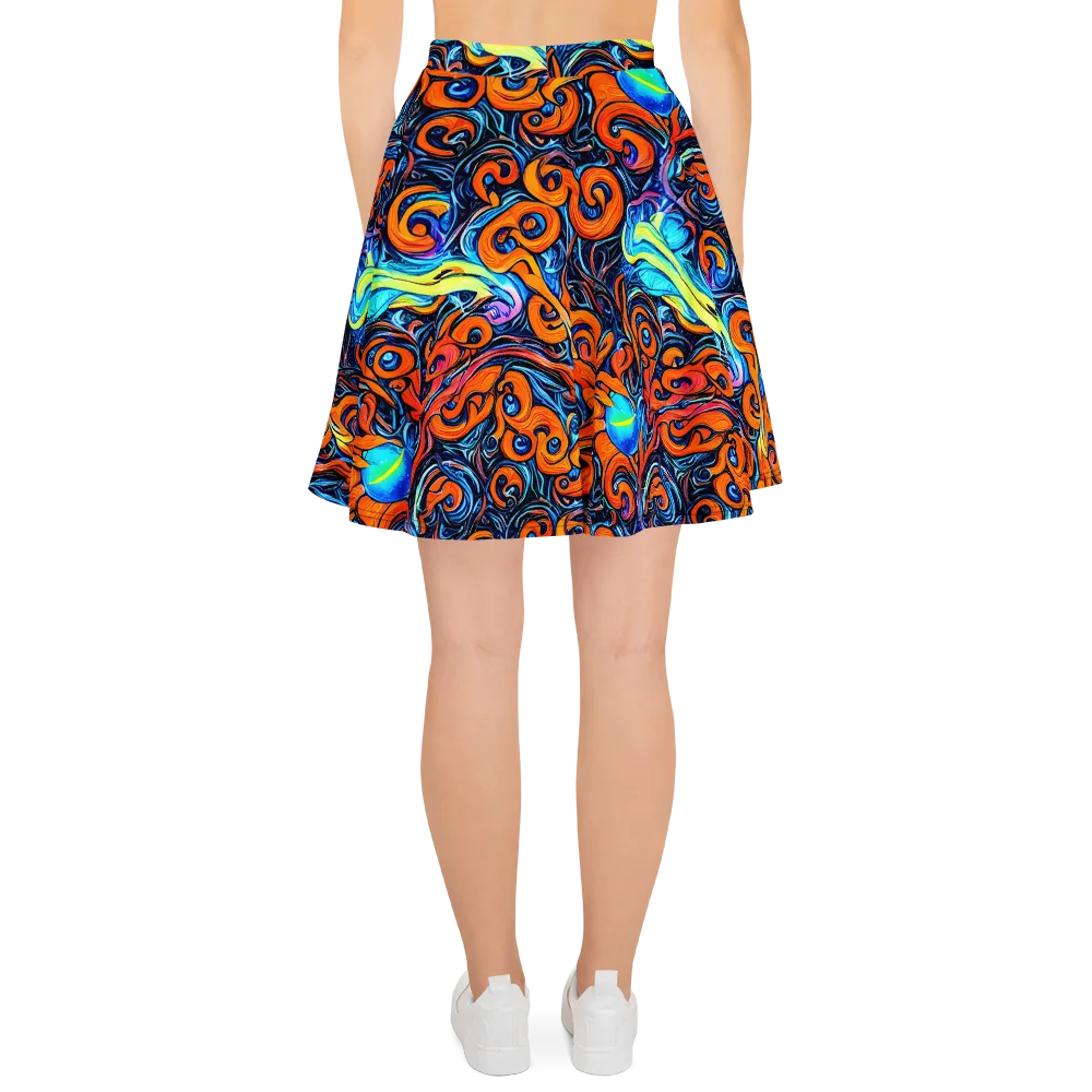Inferno Current on Skater Skirt — Back