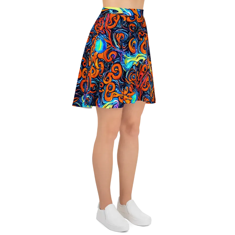 Inferno Current on Skater Skirt — Right