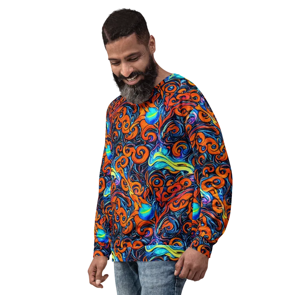 Inferno Current on Sweatshirt — Left Front
