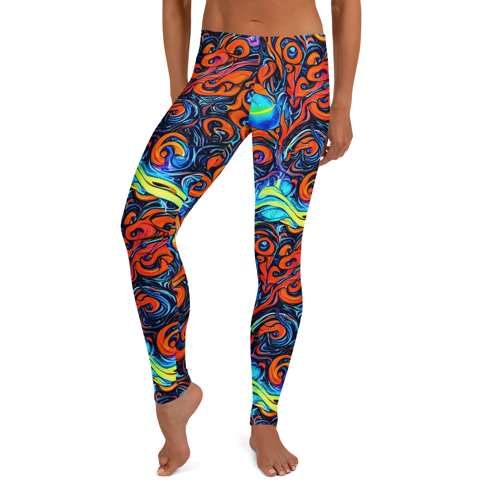 Inferno Current on Leggings — Front