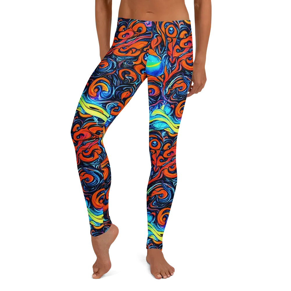 Inferno Current on Leggings — Front