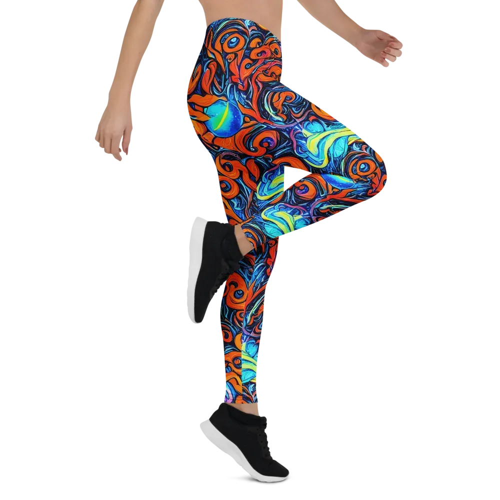 Inferno Current on Leggings — Right
