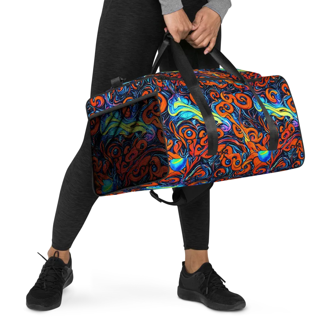 Inferno Current on Duffle Bag — Right Front