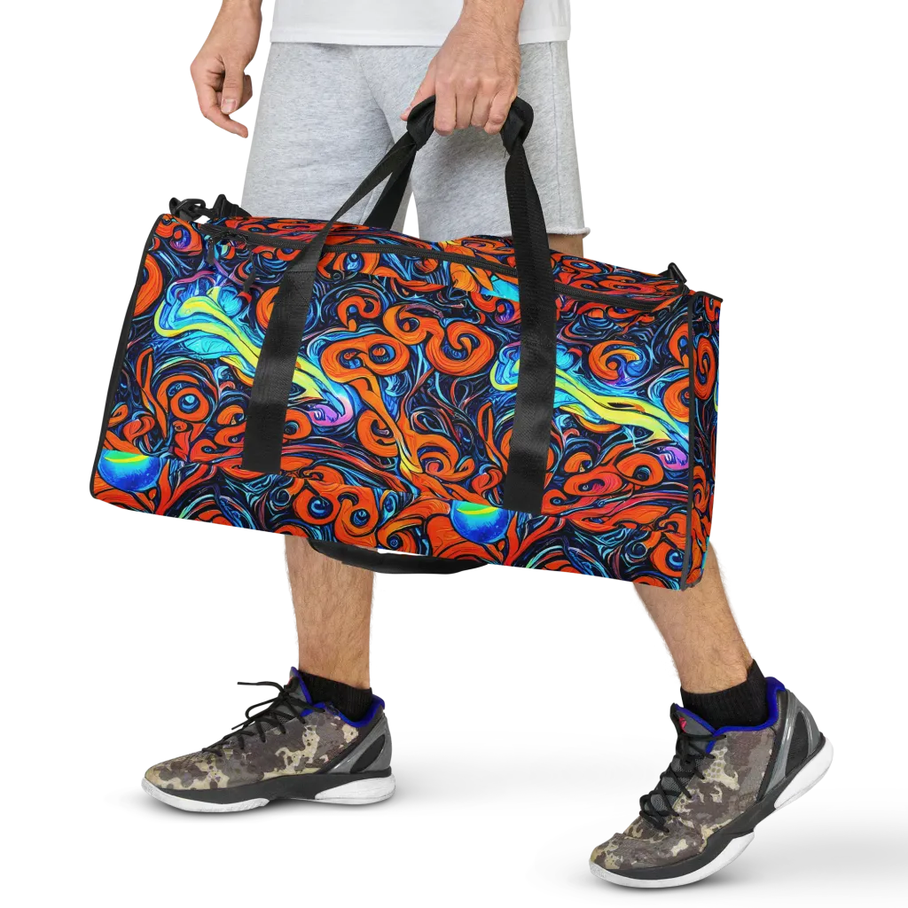 Inferno Current on Duffle Bag — Front