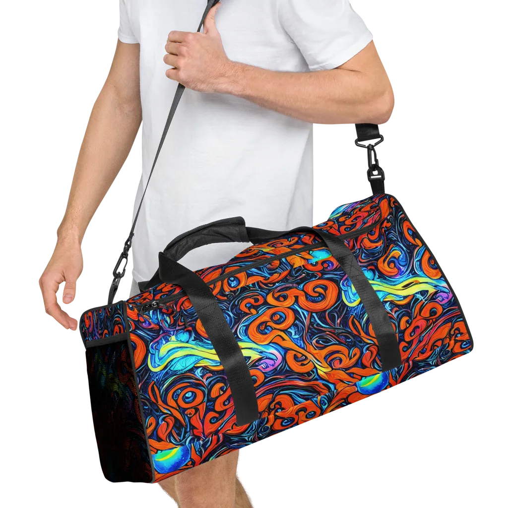 Inferno Current on Duffle Bag — Right Front