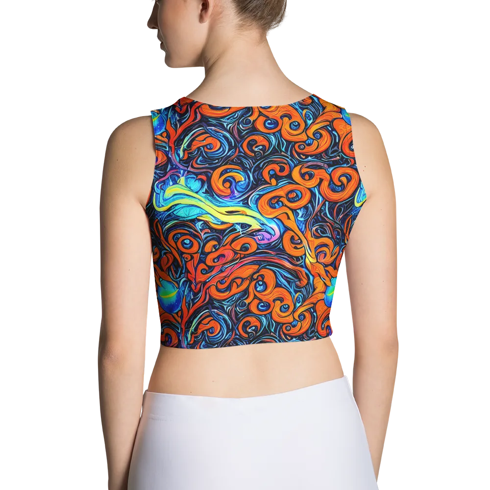 Inferno Current on Crop Top — Back