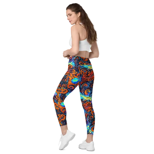 Inferno Current on a Leggings with Pockets