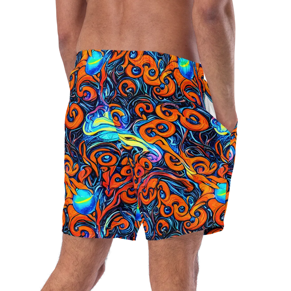 Inferno Current on Swim Trunks — Right Back