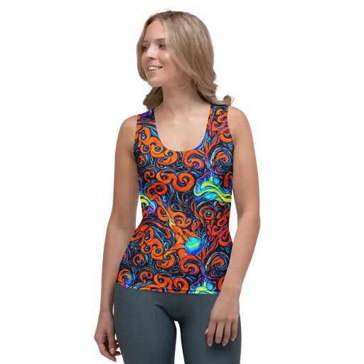 Inferno Current on a Women's Tank Top