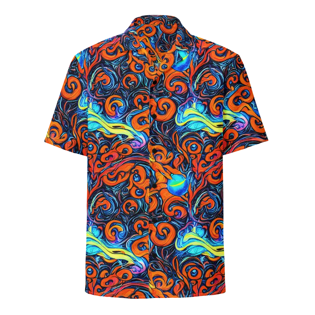 Inferno Current on Button Shirt — Front