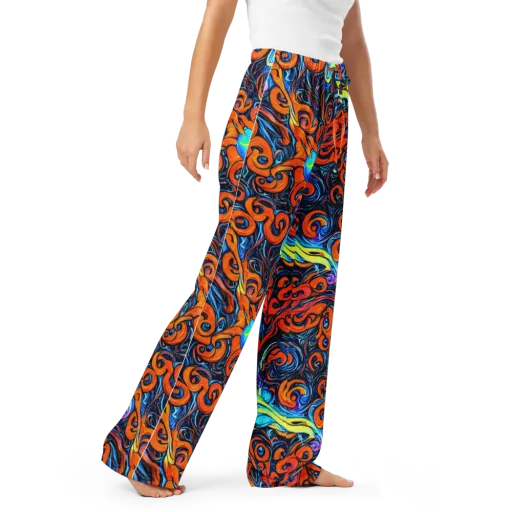 Inferno Current on a Women's Pajama Pants