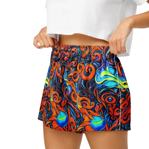 Inferno Current on a Women's Pajama Shorts
