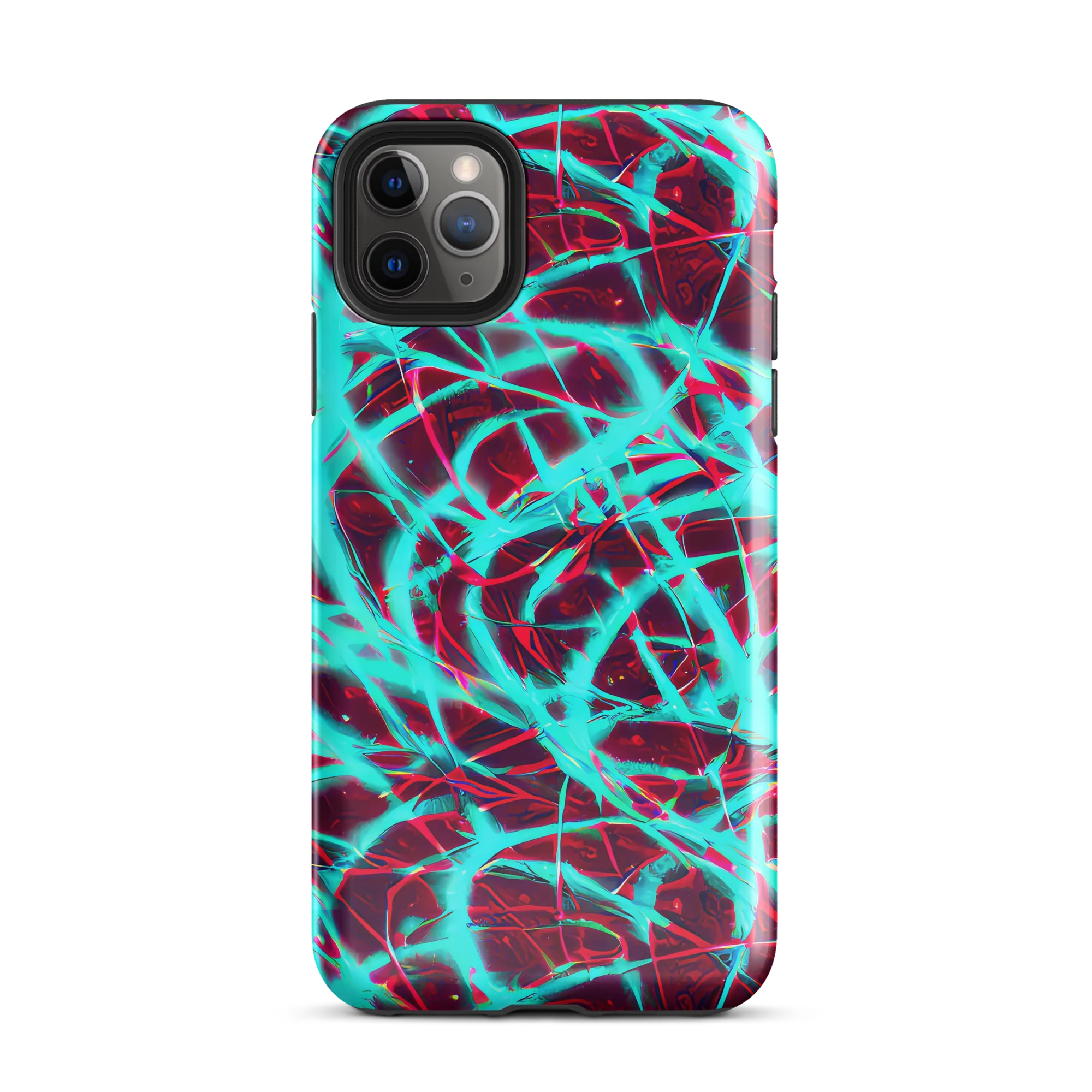 Turquoise Mayhem on Tough Case for iPhone® — Front