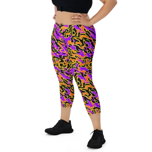 Inferno Pulse on a Capri Leggings