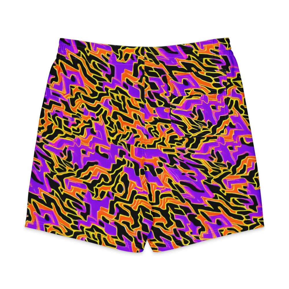 Inferno Pulse on Men's Board Shorts — Back