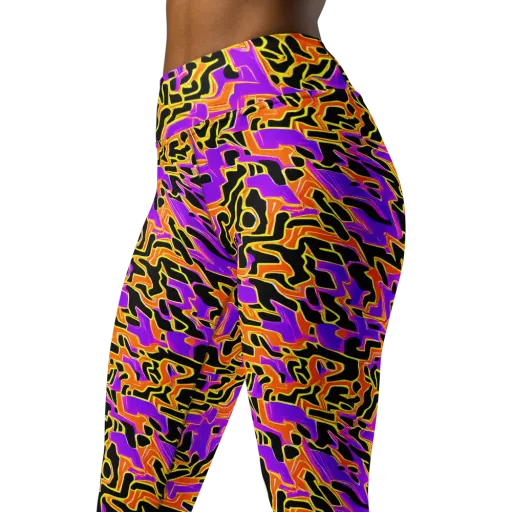 Inferno Pulse on a Yoga Leggings