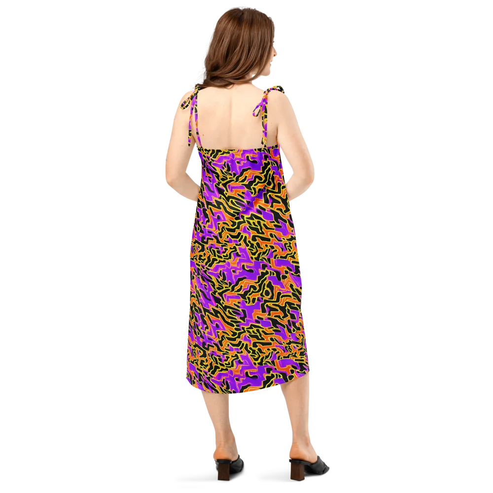 Inferno Pulse on Slip Dress — Back