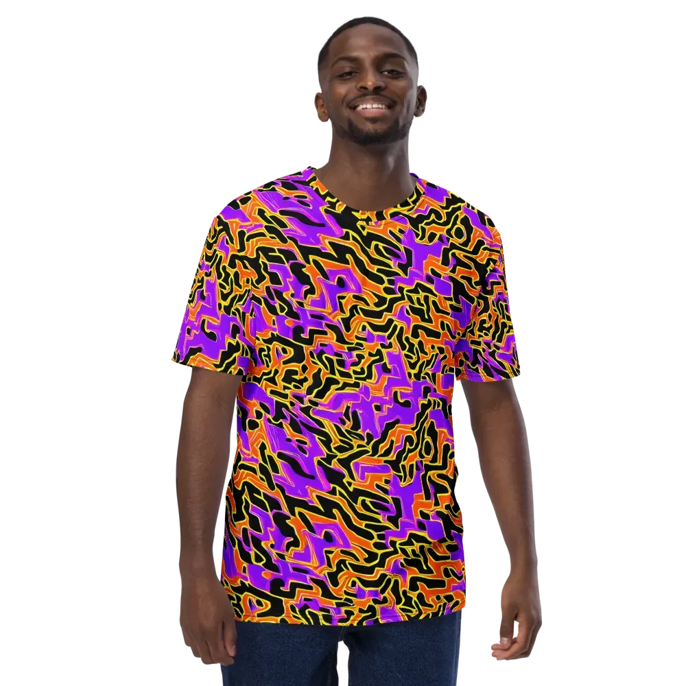 Inferno Pulse on Men's Crew Neck T-Shirt — Front
