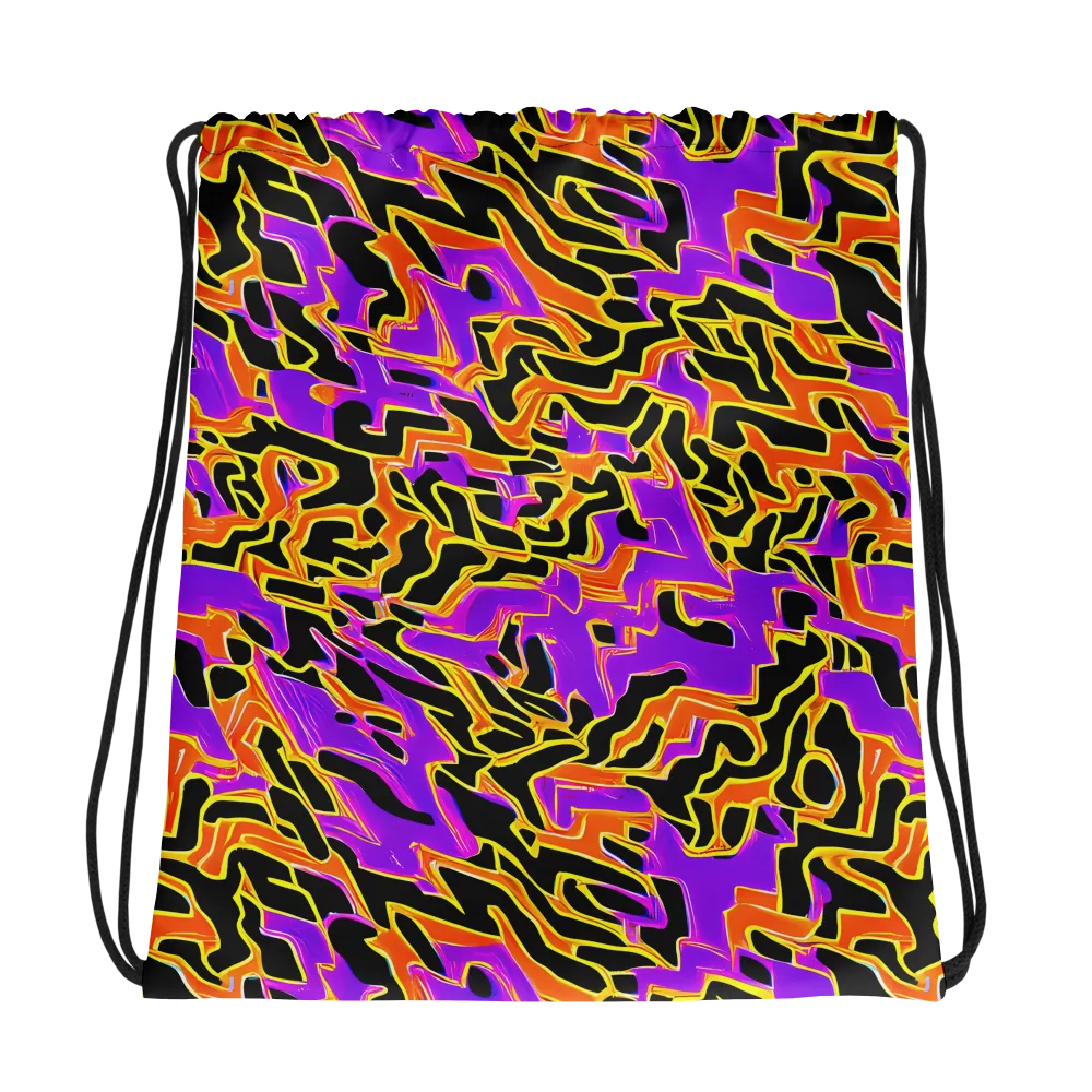 Inferno Pulse on Drawstring Bag — Photo