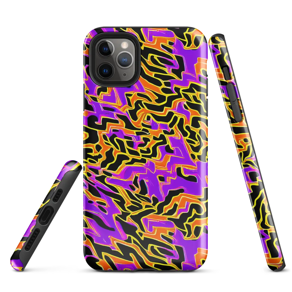 Inferno Pulse on Tough Case for iPhone® — Front