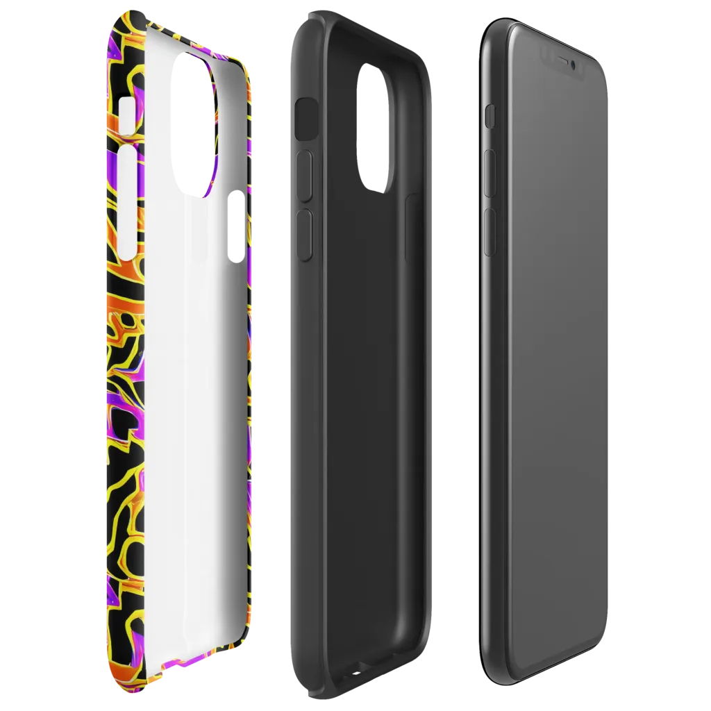 Inferno Pulse on Tough Case for iPhone® — Right