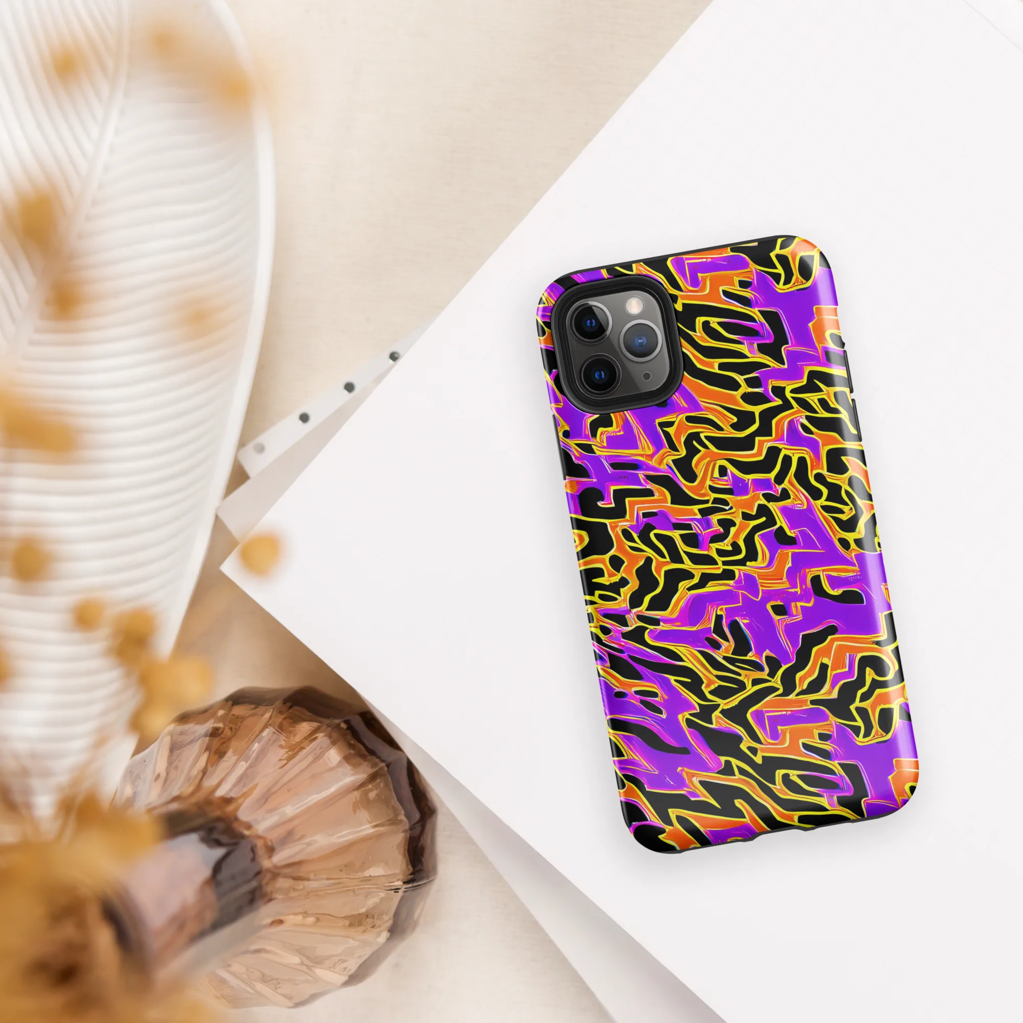 Inferno Pulse on Tough Case for iPhone® — Front