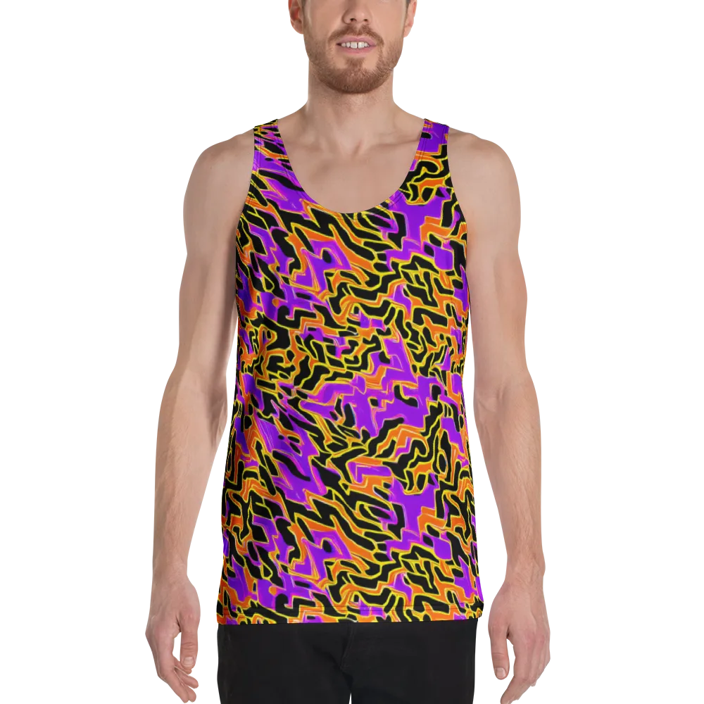 Inferno Pulse on Men's Tank Top — Front