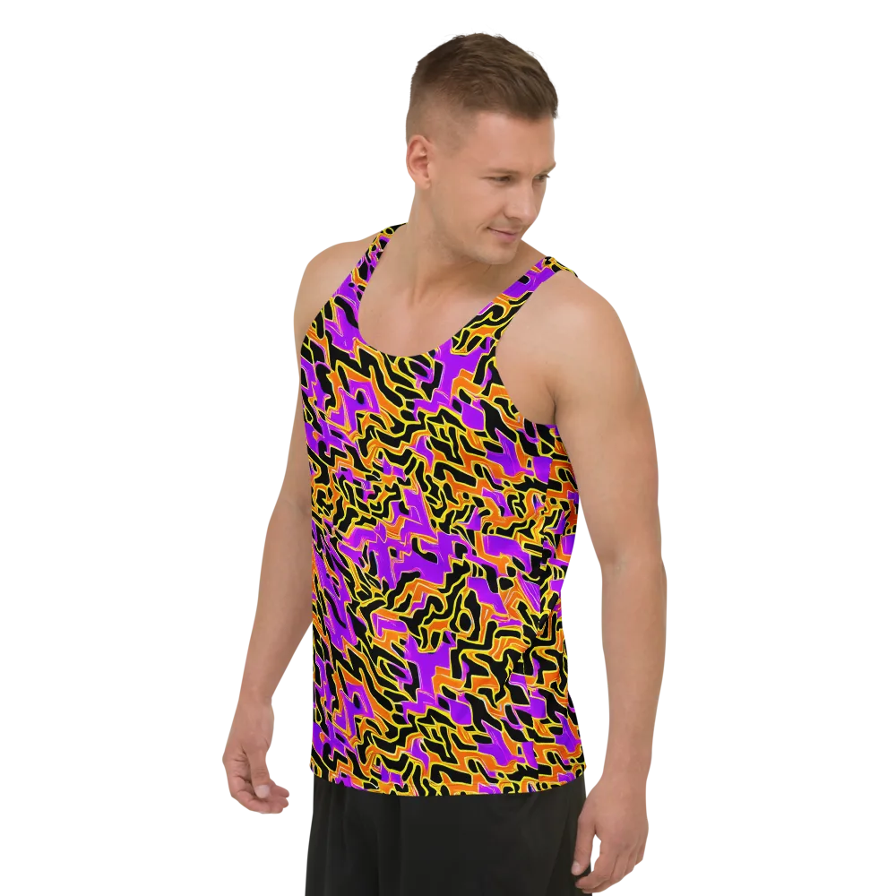 Inferno Pulse on Men's Tank Top — Left Front