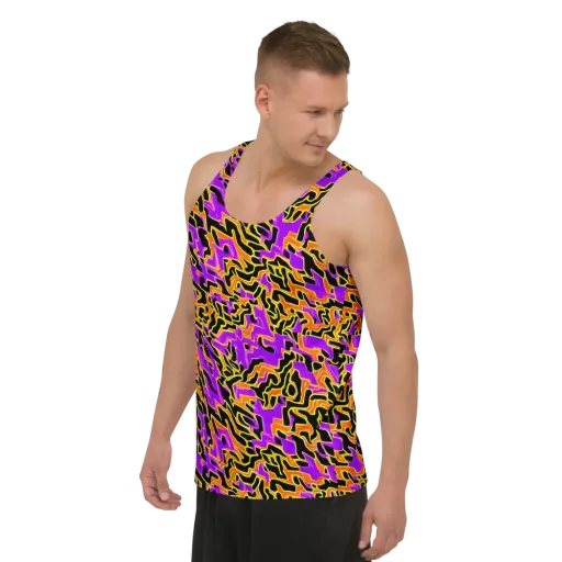 Inferno Pulse on a Men's Tank Top