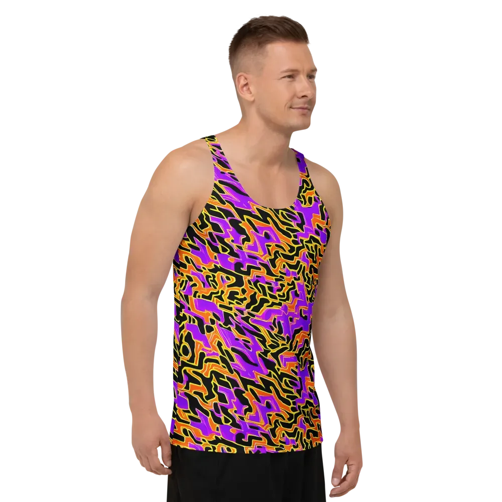 Inferno Pulse on Men's Tank Top — Right Front