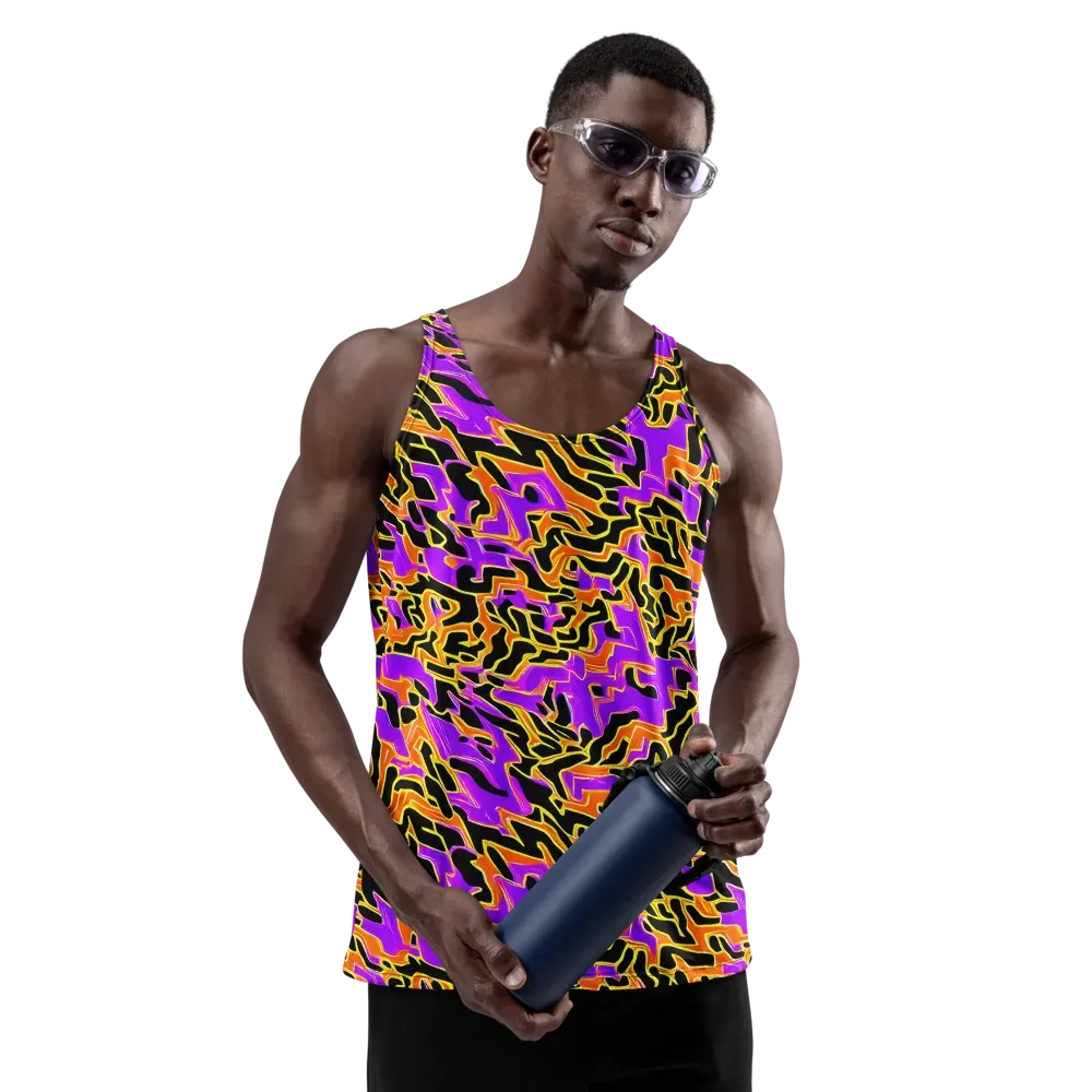 Inferno Pulse on Men's Tank Top — Front