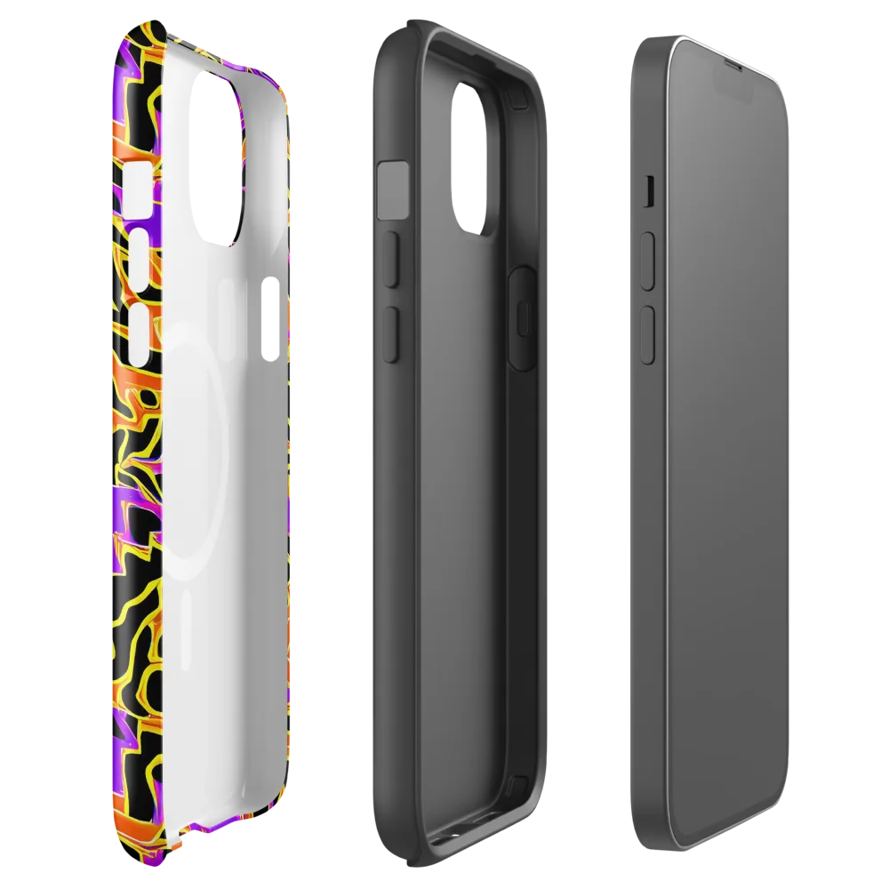 Inferno Pulse on MagSafe Tough Case for iPhone® — Front