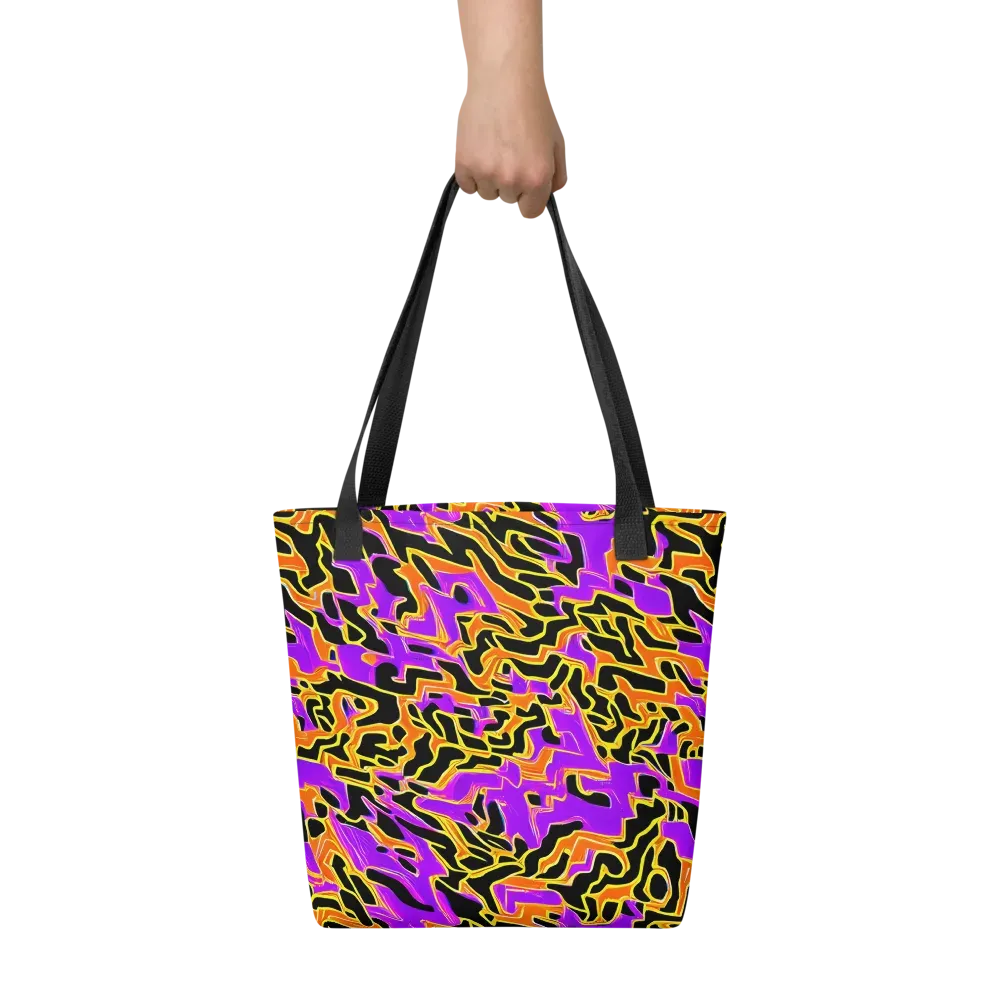 Inferno Pulse on Tote Bag — Front