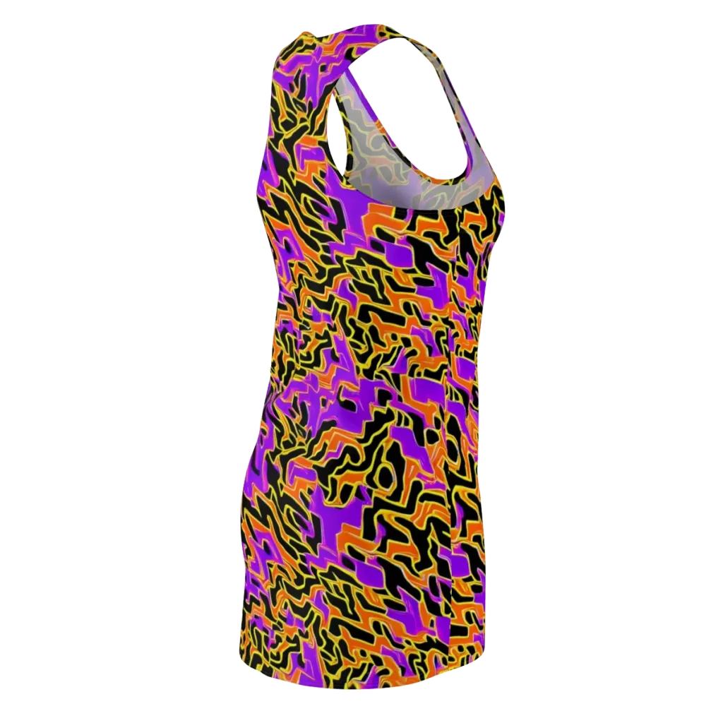 Inferno Pulse on Racerback Dress — Back Side