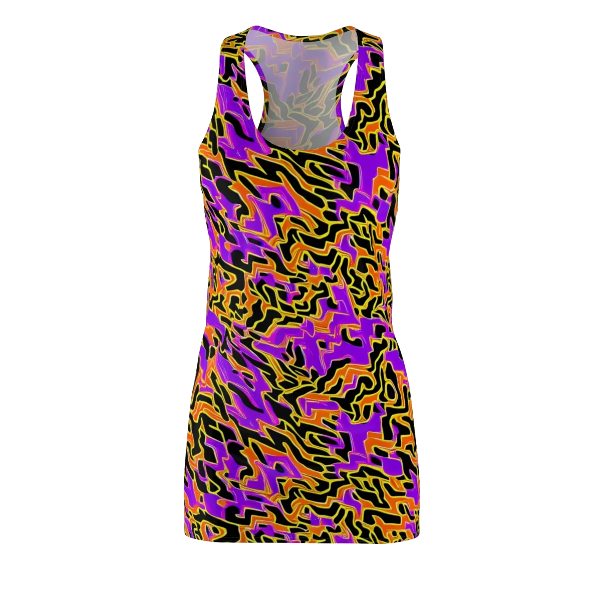 Inferno Pulse on Racerback Dress — Front