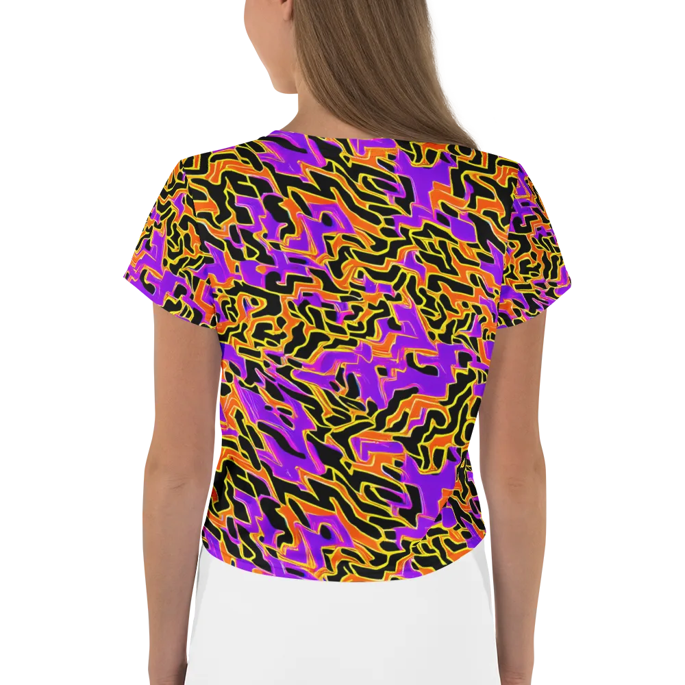 Inferno Pulse on Crop Tee — Back