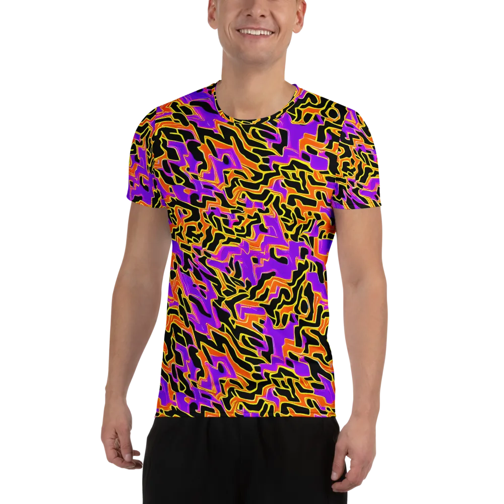 Inferno Pulse on Men's Athletic T-Shirt — Front
